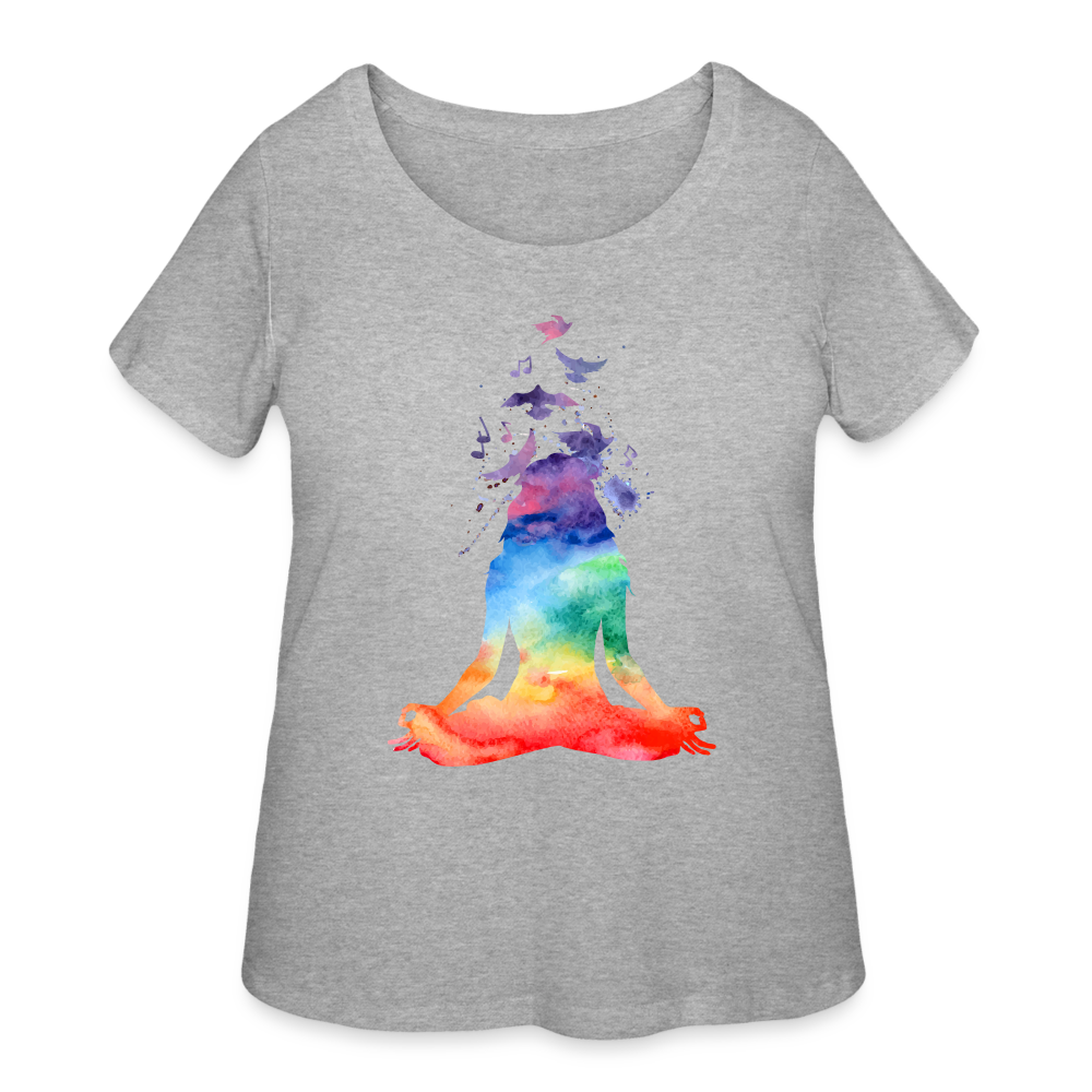 Women’s Curvy T-Shirt - heather gray