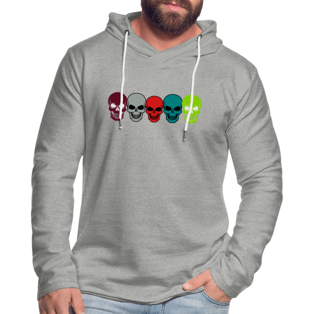 Unisex Lightweight Terry Hoodie - heather gray