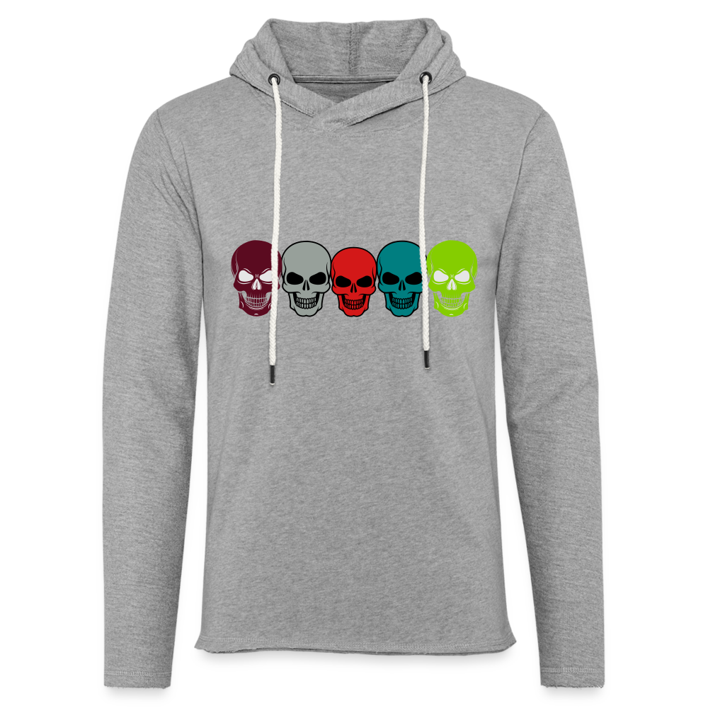 Unisex Lightweight Terry Hoodie - heather gray