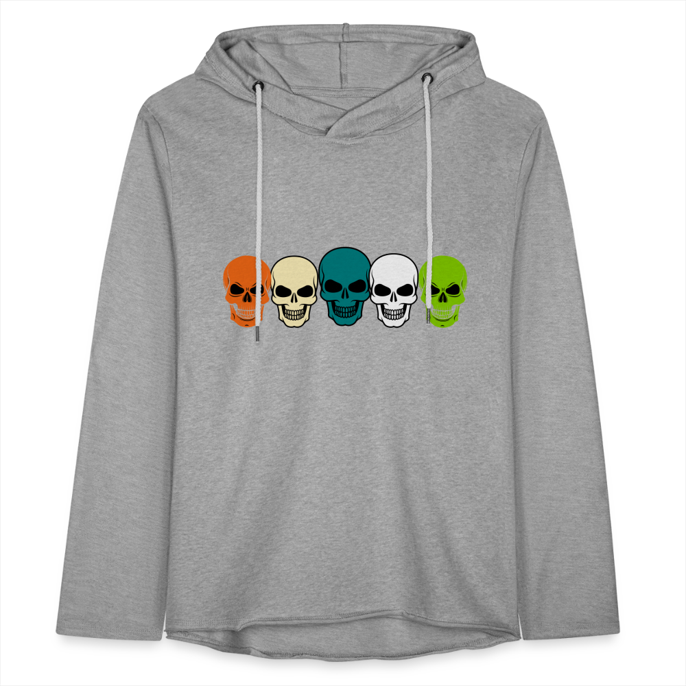 Unisex Lightweight Terry Hoodie - heather gray