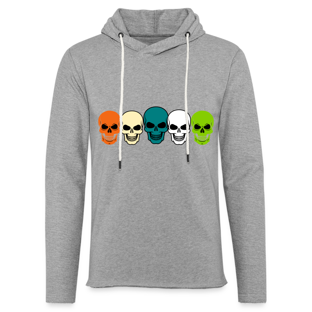 Unisex Lightweight Terry Hoodie - heather gray