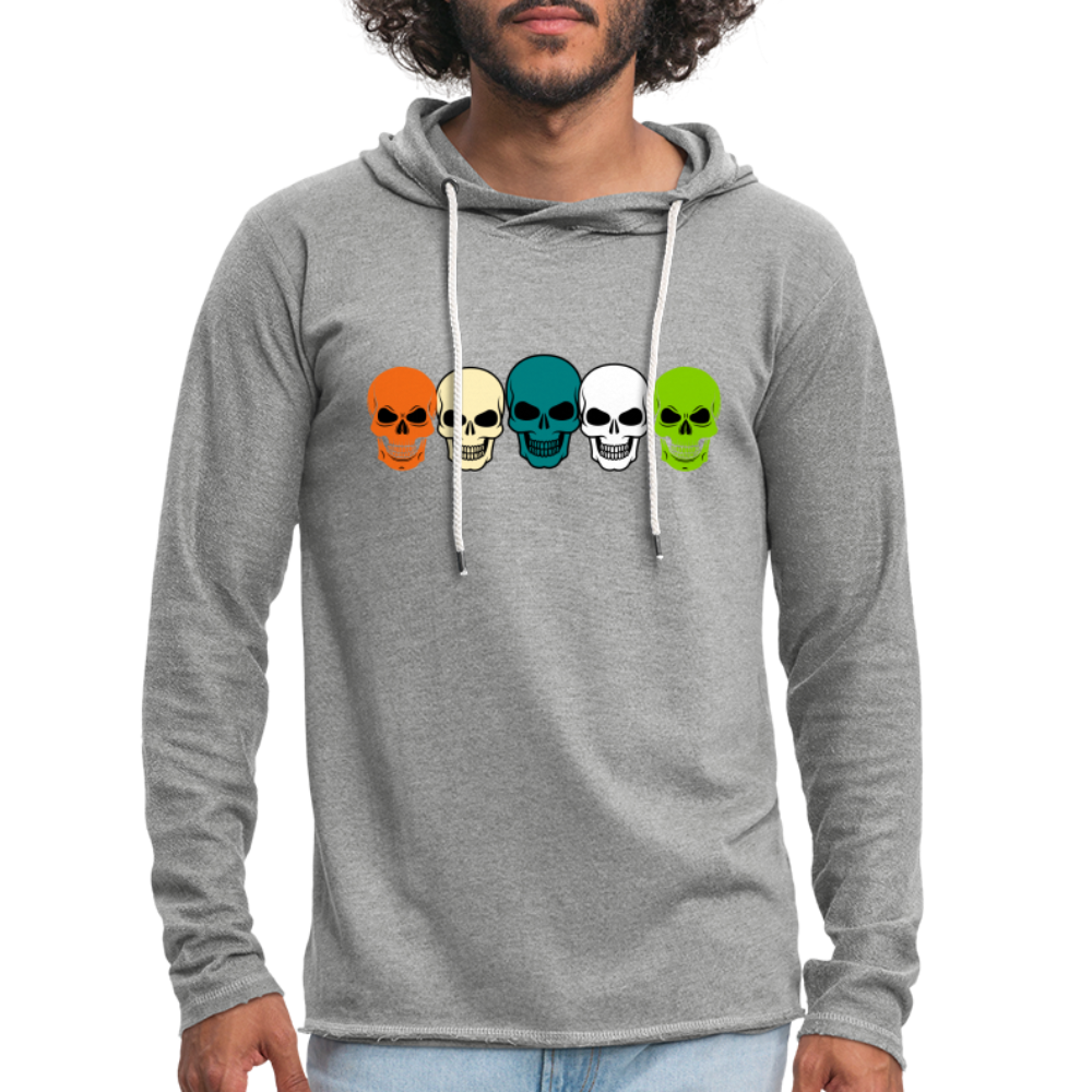 Unisex Lightweight Terry Hoodie - heather gray