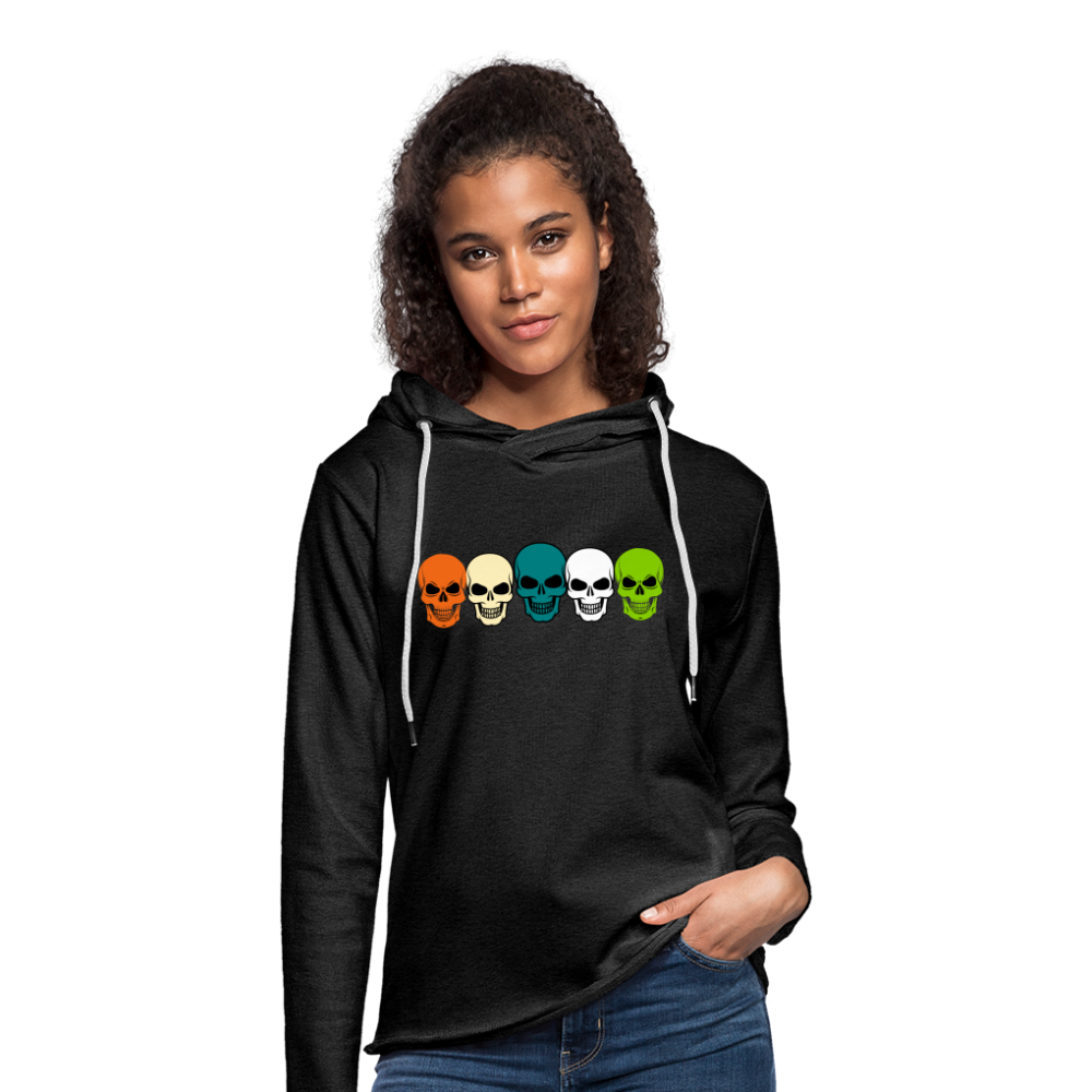 Unisex Lightweight Terry Hoodie - charcoal grey