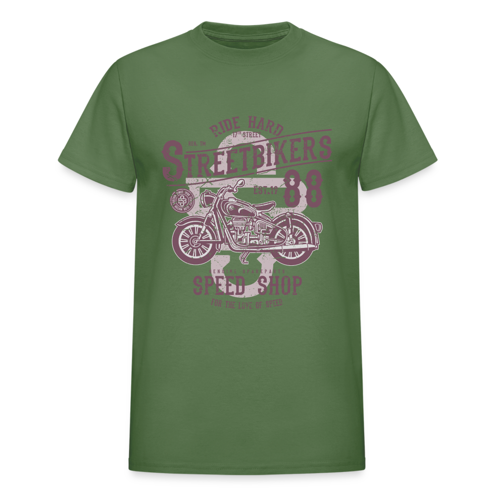 Gildan Ultra Cotton Adult T-Shirt - military green