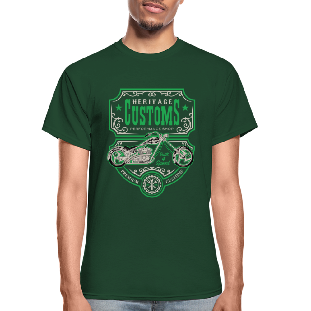 Gildan Ultra Cotton Adult T-Shirt - forest green