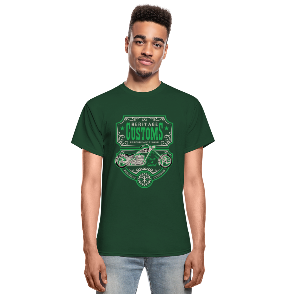 Gildan Ultra Cotton Adult T-Shirt - forest green