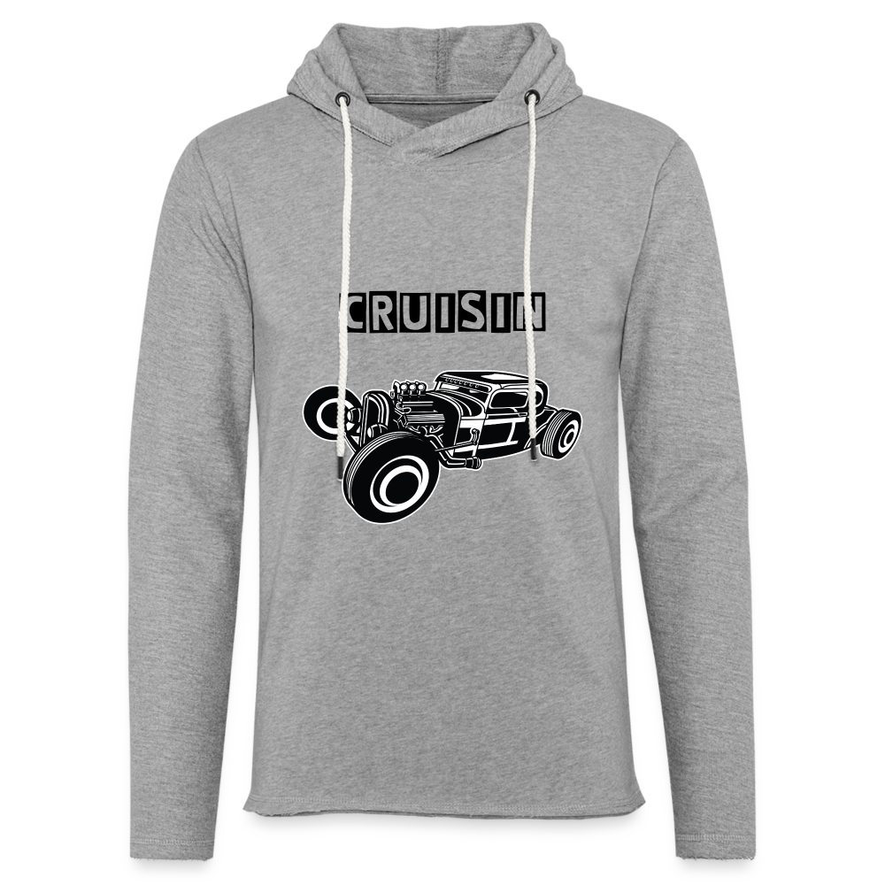 Unisex Lightweight Terry Hoodie - heather gray