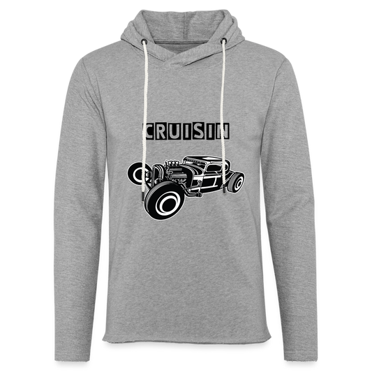 Unisex Lightweight Terry Hoodie - heather gray