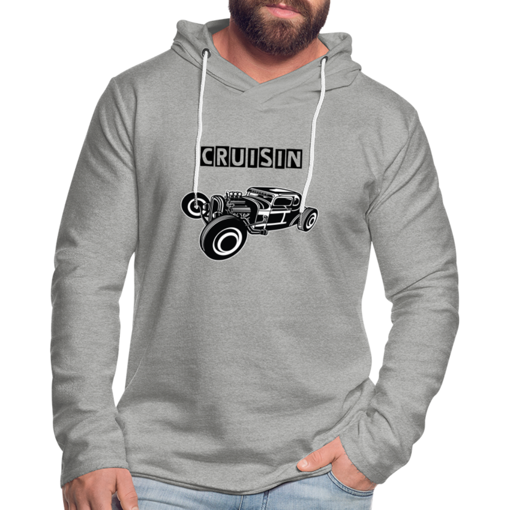 Unisex Lightweight Terry Hoodie - heather gray