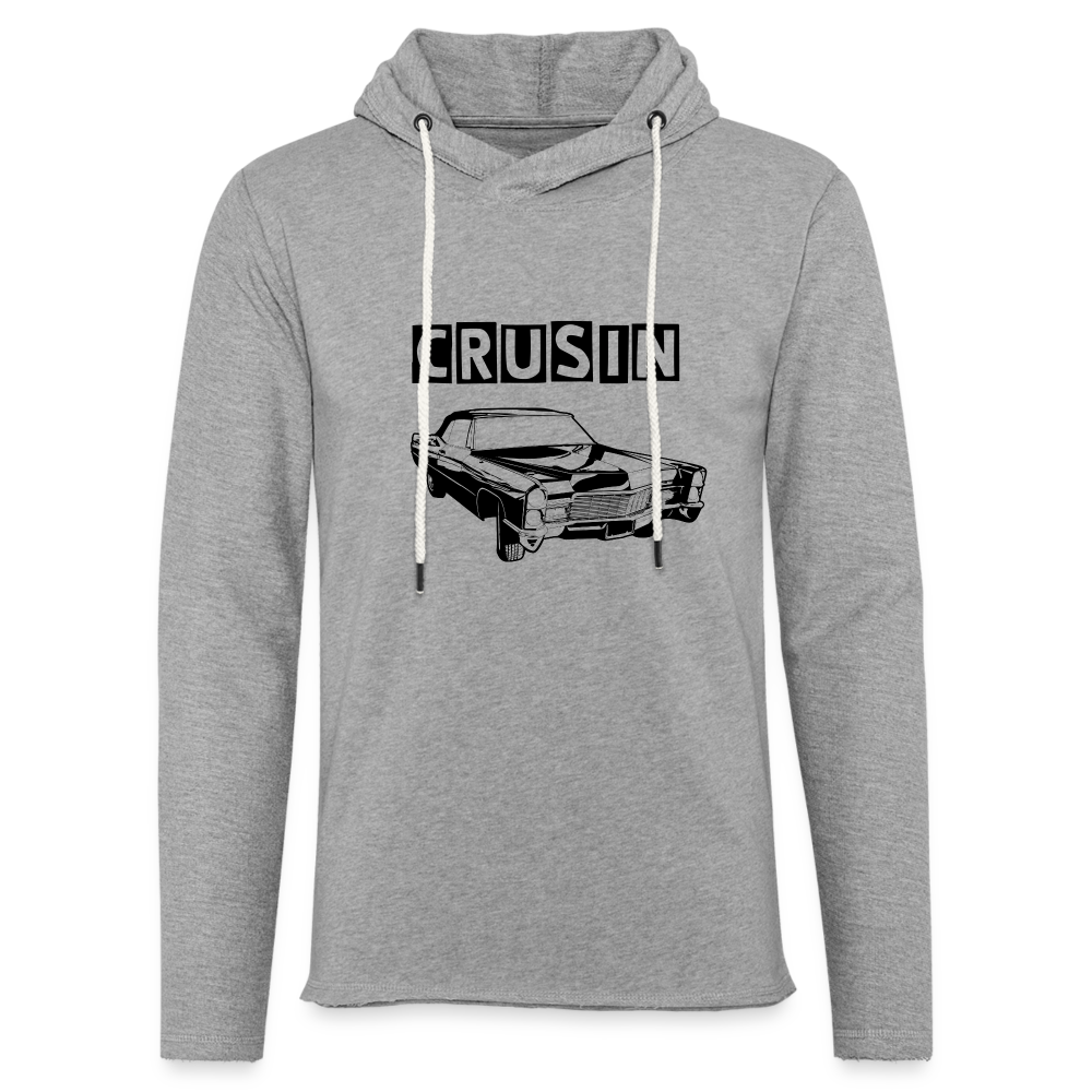 Unisex Lightweight Terry Hoodie - heather gray