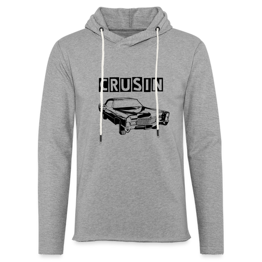 Unisex Lightweight Terry Hoodie - heather gray