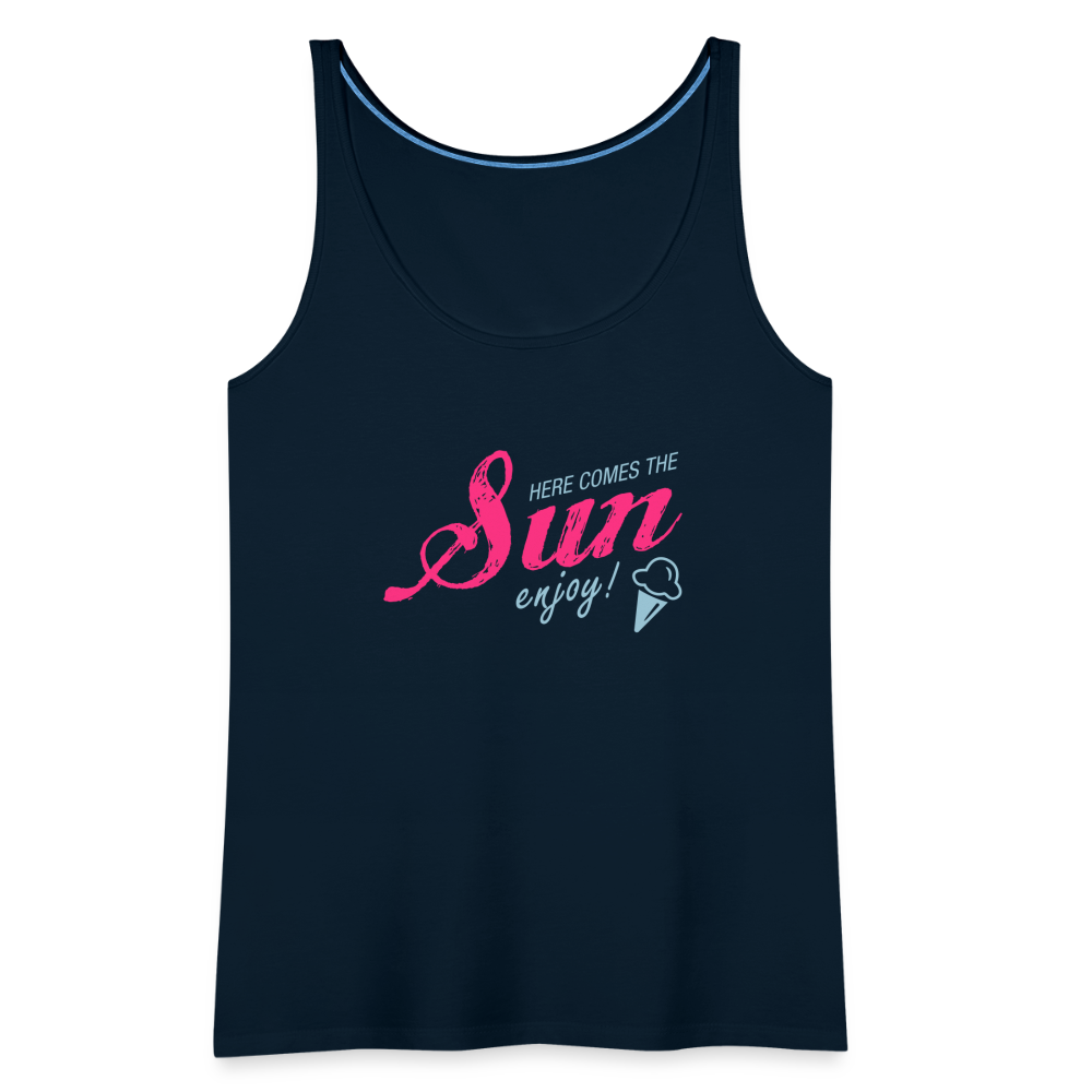 Women’s Premium Tank Top - deep navy