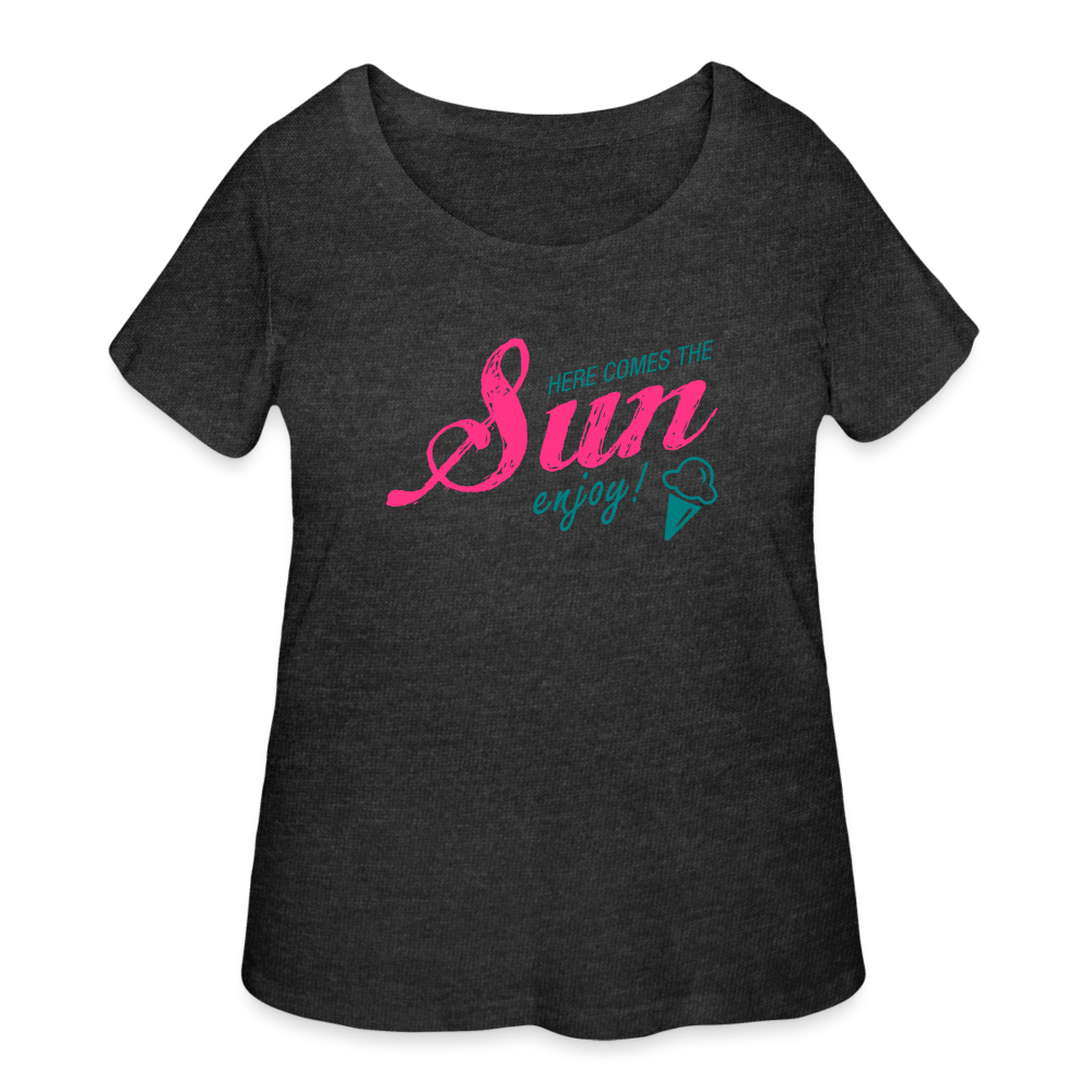 Women’s Curvy T-Shirt - deep heather