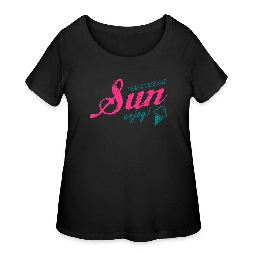 Women’s Curvy T-Shirt - black