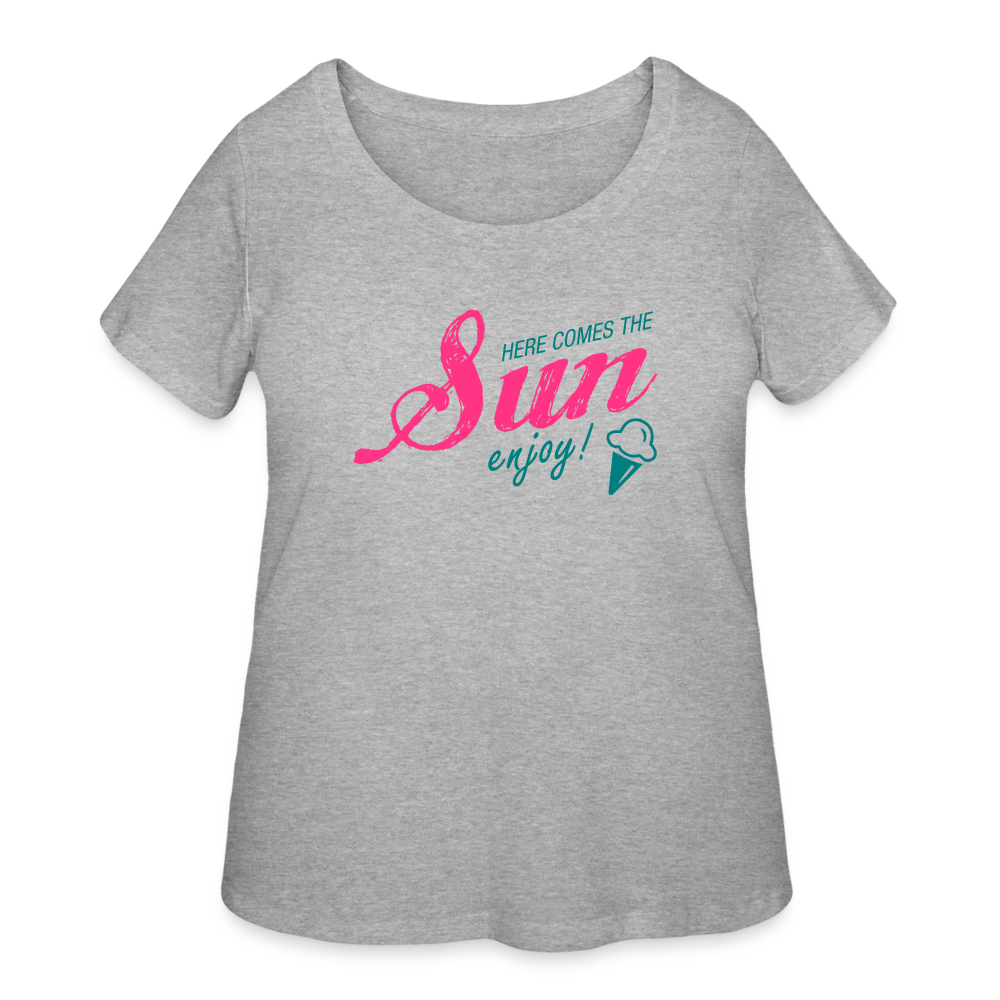 Women’s Curvy T-Shirt - heather gray