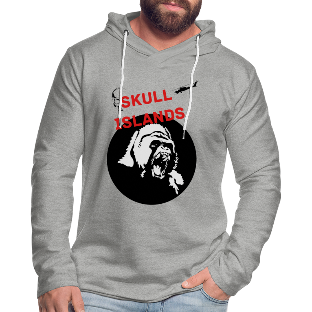 Unisex Lightweight Terry Hoodie - heather gray