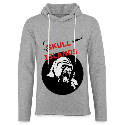 Unisex Lightweight Terry Hoodie - heather gray