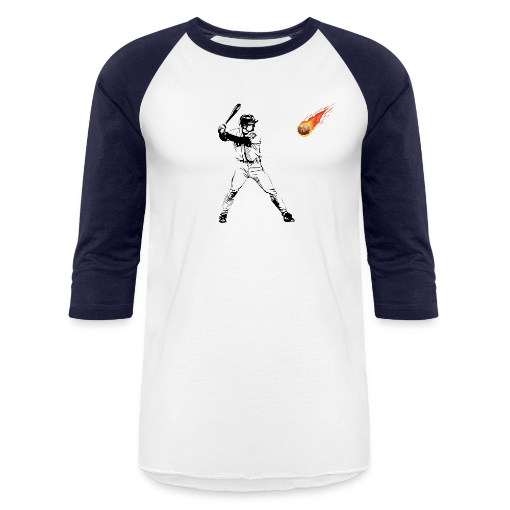 Baseball T-Shirt - white/navy