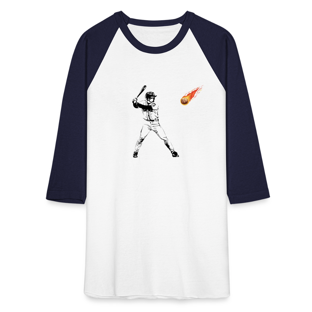 Baseball T-Shirt - white/navy