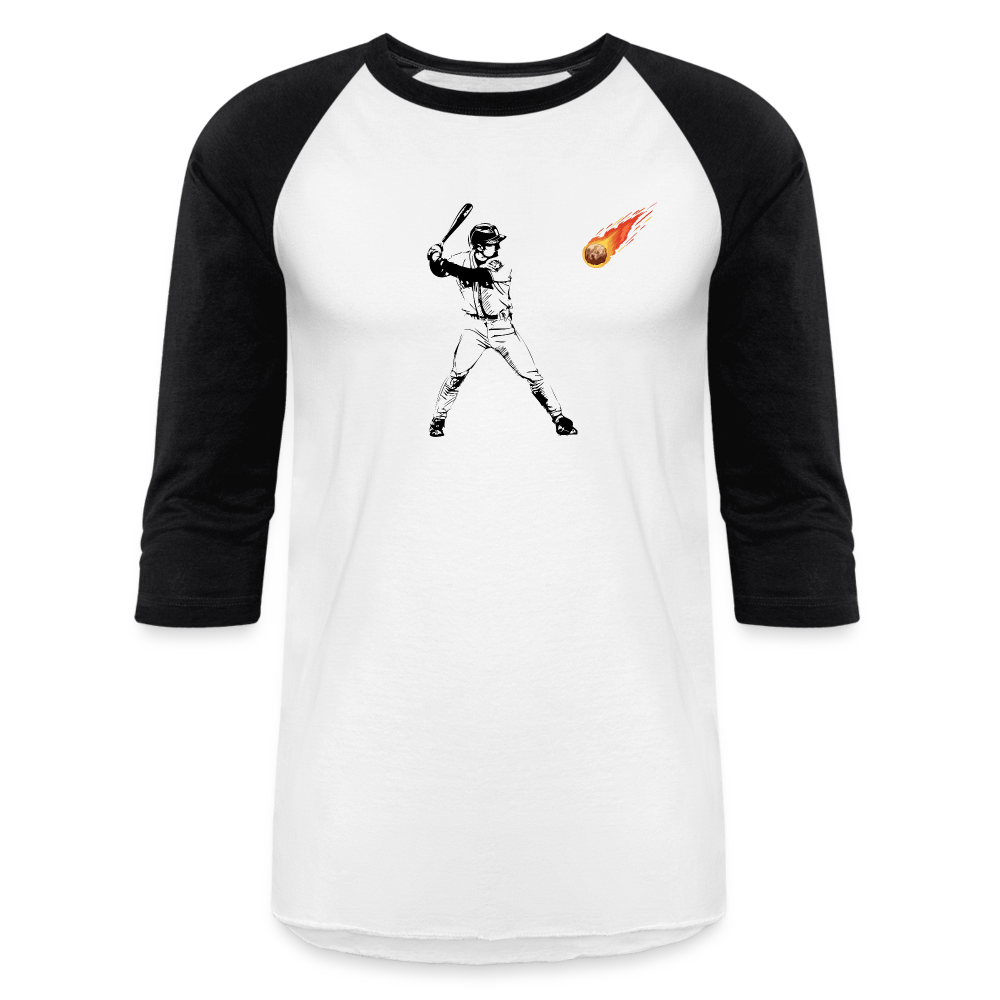 Baseball T-Shirt - white/black