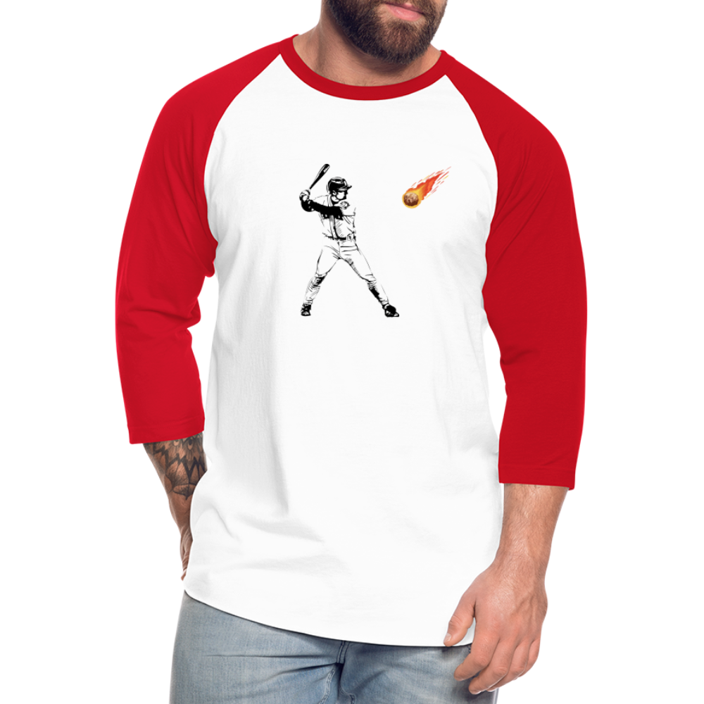 Baseball T-Shirt - white/red