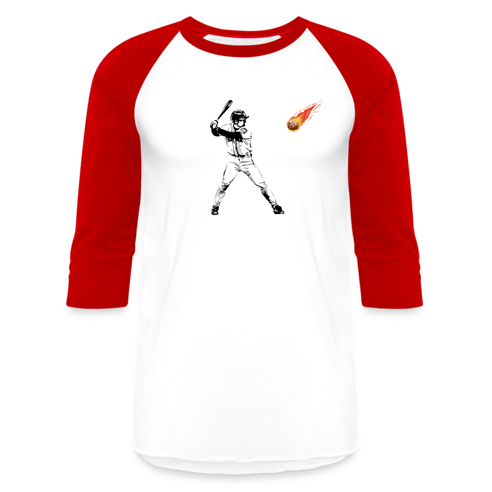 Baseball T-Shirt - white/red