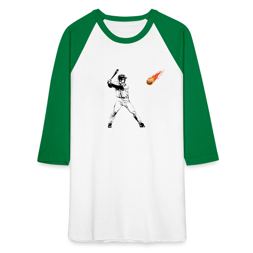 Baseball T-Shirt - white/kelly green