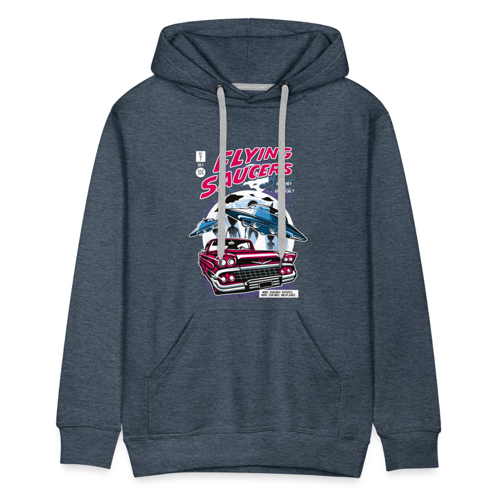 Men’s Premium Hoodie - heather denim