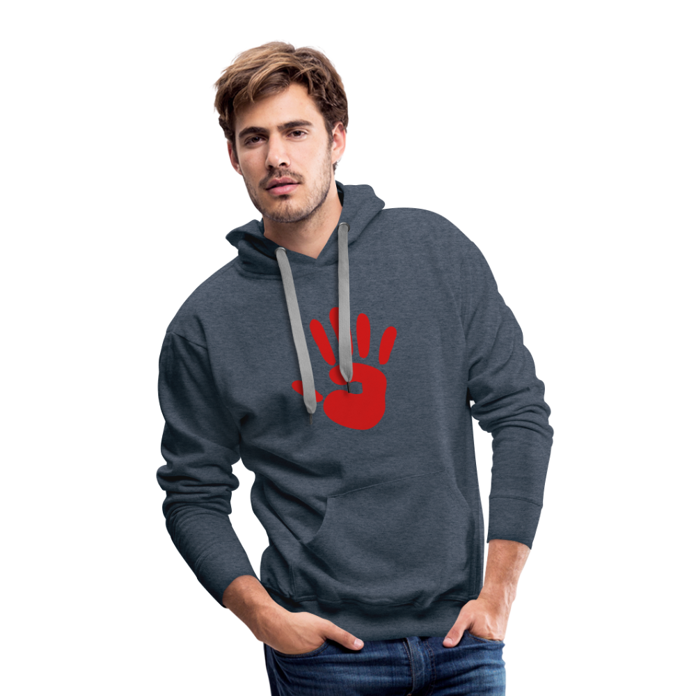 Men’s Premium Hoodie - heather denim